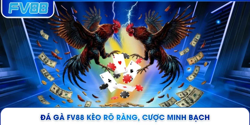 Đá gà FV88 kèo rõ ràng, cược minh bạch 