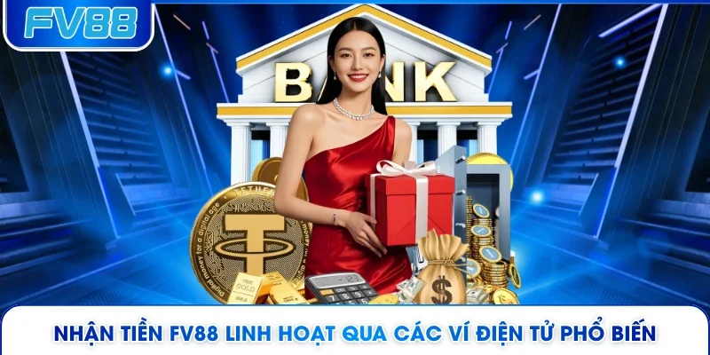 Nhận tiền FV88 linh hoạt qua các ví điện tử phổ biến 